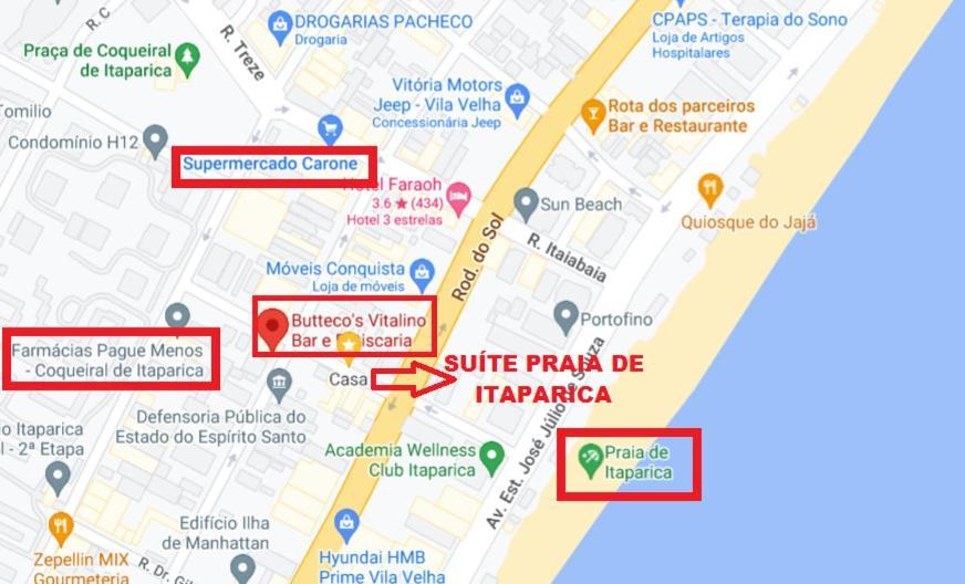 Suite Praia De Itaparica Vila Velha  Exteriör bild